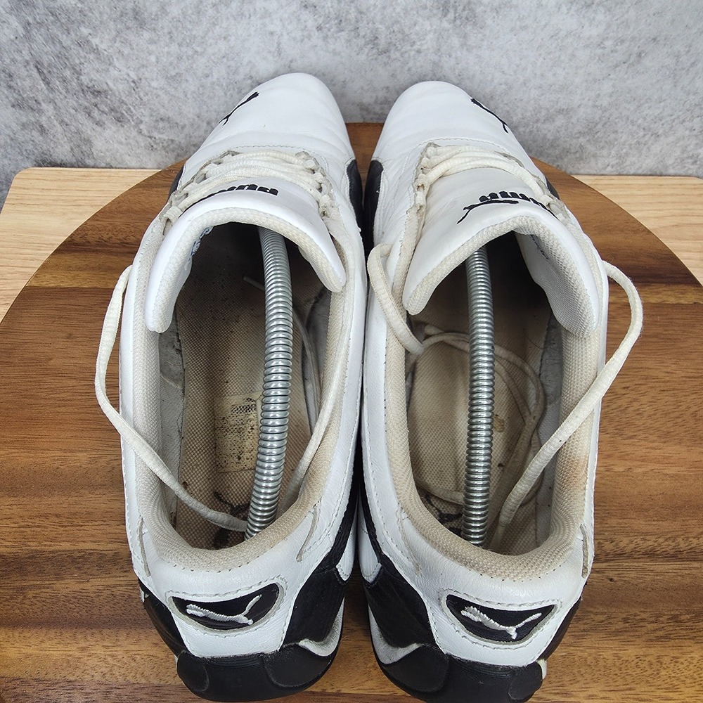 Puma Speedcat Driving‎ Shoes Mens 14 White Black Leather Drift Y2K Sneakers - Picture 8 of 11